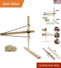 Bow Drill Kit Fire Starter, Primitive Wood, Survival Practice Friction Fire T…