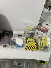 Stealth Angel Red Emergency Survival Bug Out Bag Kit -food , Water,Radio,Shelter