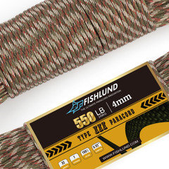 Paracord 550 Lb, 7 Strand Paracord Rope 50Ft 4Mm, Nylon Parachute Cord for Campi