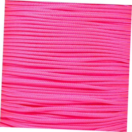 | 325 Paracord Certified Commercial Grade Type II 3mm 10 feet Neon Pink