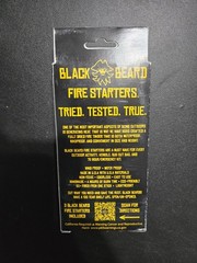 Black Beard Fire Starters 3 Pack Fire Rope Black 3 Pack 50+ Fires Each