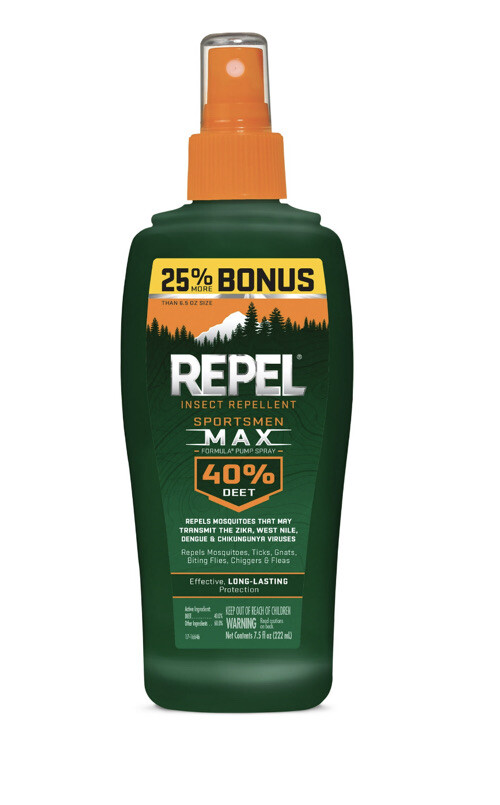 Repel Insect Repellent Sportsmen Max Formula Spray Pump 40ET, 7.5-fl oz, BEST