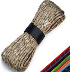 Survival Paracord 550 Fire Paracord Survivor Cord Nlyon Rope 10 Strands US