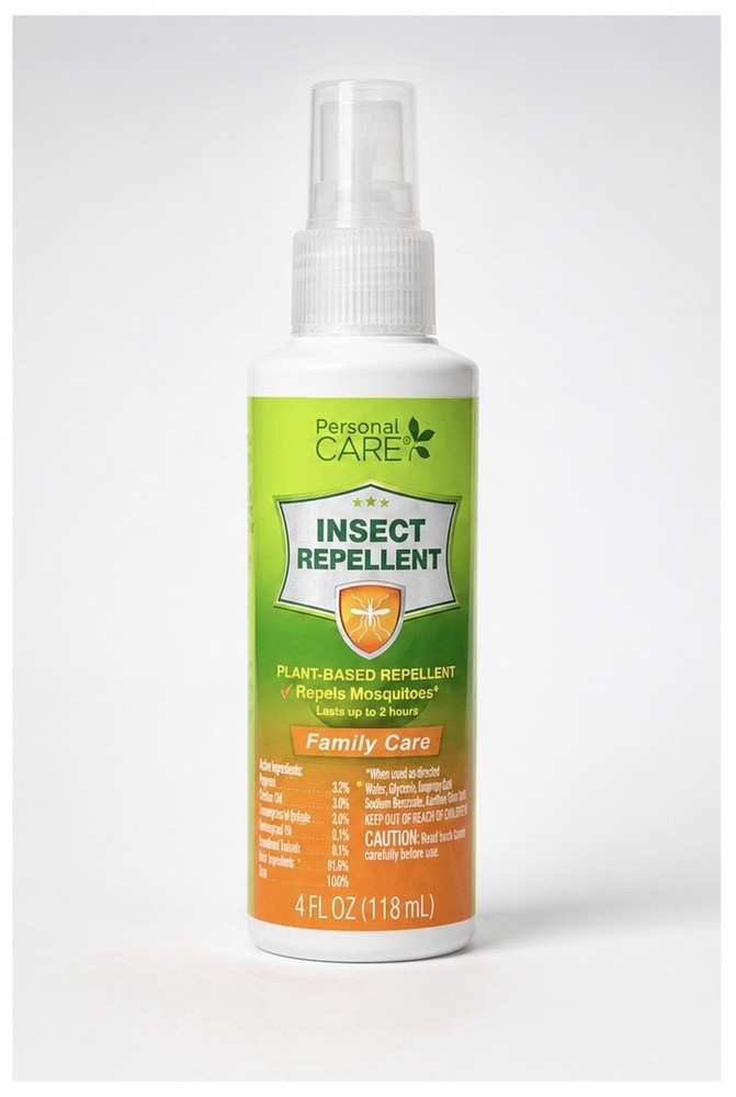 Lot Of 2 Personal Care Natural Insect Repellent Spray Plant Based 3oz Each