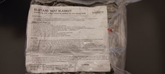 Blizzard Survival Heat Blanket Military surplus exp 2015