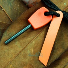 Lot Outdoor Survival Magnesium Rod Fire Starter Emergency Striker Flint for Camp