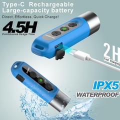 Electronic Whistle Highest IPX5 Maximum Sound 125db Battery 1000mAh Blue for …