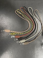 Set of 6 Paracord Lanyards – Keys ID Badges Whistles Gear