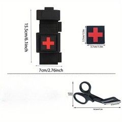 Practical CAT Storage Bag Waist Mounted for IFAK Trauma First Aid Tools