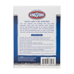 Kingsford Quick Light Fire Starter Rolls, All 32 Count (Pack of 1), Natural