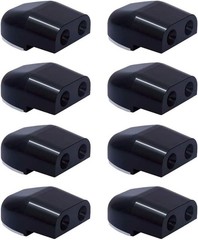 Deer Whistles for Car 8 Pack Dual Construction Universal Fit Black Easy Install