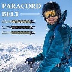 3Pcs Heavy Duty Braided 550 Paracord Neck Lanyard Keychain for Men Women Outdoor