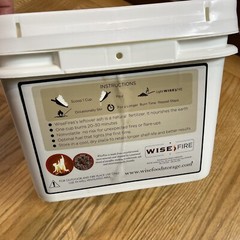Wise Company Wise Fire Starter Camping Hiking Emergency Coming 2 Gallon