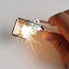 Triple Flint Torch Striker Set – 6pcs with Long Lasting Replacement Flints, Spar