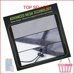 4 Pack Mosquito Head Net Mesh Bug Net for Head – Fits Over Hats Insect Shield Fa