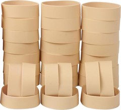 AMUU Rubber Bands Size #94 Black 30pcs Tactical Wide Beige