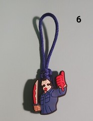Paracord Handmade Zipper Pull HORROR THEMED- Beetlejuice/ Pennywise + 11 options