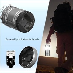 LED Camping Lantern – Battery Powered Hanging Lantern for Outdoor Camping
