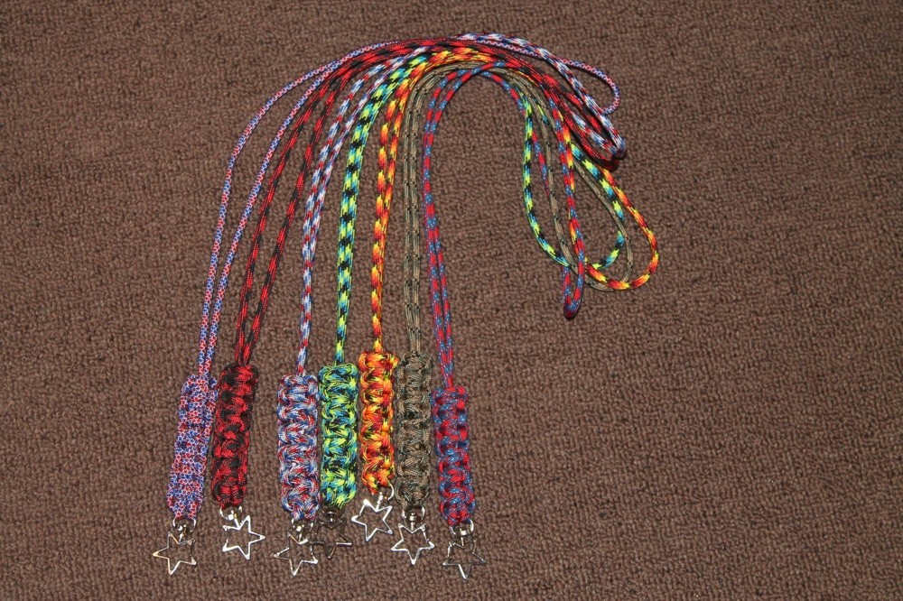 New Paracord Neck/Pocket Lanyard with star clasp