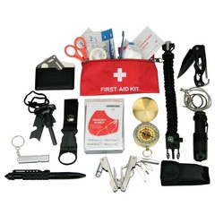 Mini Hiking, Camping Go-Bag Sling Backpack Kit Outdoor Survival Gear Bug Out Bag