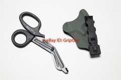 Black Trauma Shears and Foliage Kydex Sheath Holster TCCC Medic Gear EDC