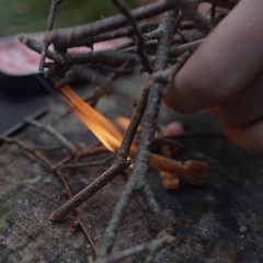 Forest Fundamentals™ Fire Plugs Tinder Tin | All-Weather Emergency Fire Starters