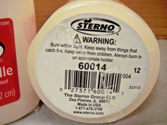 Sterno 60014 Unscented 55 Hour Emergency Prepper Heat Light Candles Qty=2