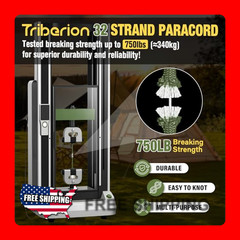 Paracord Rope 750 lb Strength 100ft for Camping and DIY Projects