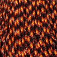 550 Paracord Lava Flow 100 FT USA MADE same day shipping