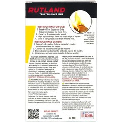 Rutland Safe Lite Fire Starter Squares – Heavy Charcoal Starters for Fireplace,