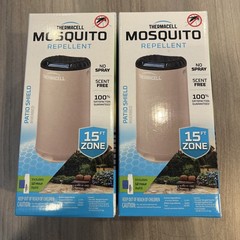 THERMACELL Mosquito Repellent Zone Device 15ft No Spray Scent Free NEW 2 Pack