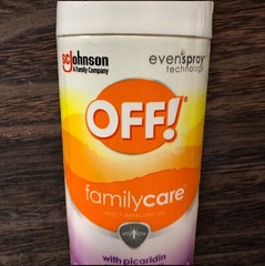 x3 Insect Repellent OFF! Family Care Picaridin Aerosol Spray Deet Free 5 oz (3)