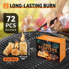 Realcook Natural Fire Starter Campfires All Weather Fire Starters