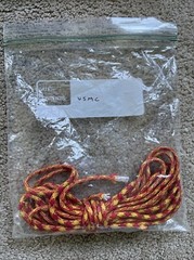 LOT OF 8 ORANGE / CORAL 550 7 Strand Paracord BLACK WHITE GREEN PINK YELLOW USA