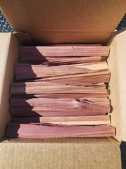 1 lb 100% all natural Eastern Red Cedar Kindling Fire Starter Fireplace Wood