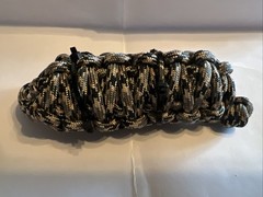 Snake Skin 3”firestarter/ASR Mini Striker 90” 550 Survival Cordage Handcrafted