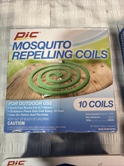 Lot Of 12 Packs Of Pic Mosquito Repelling Coils 10 Coils Each Pk Total 120 Coils