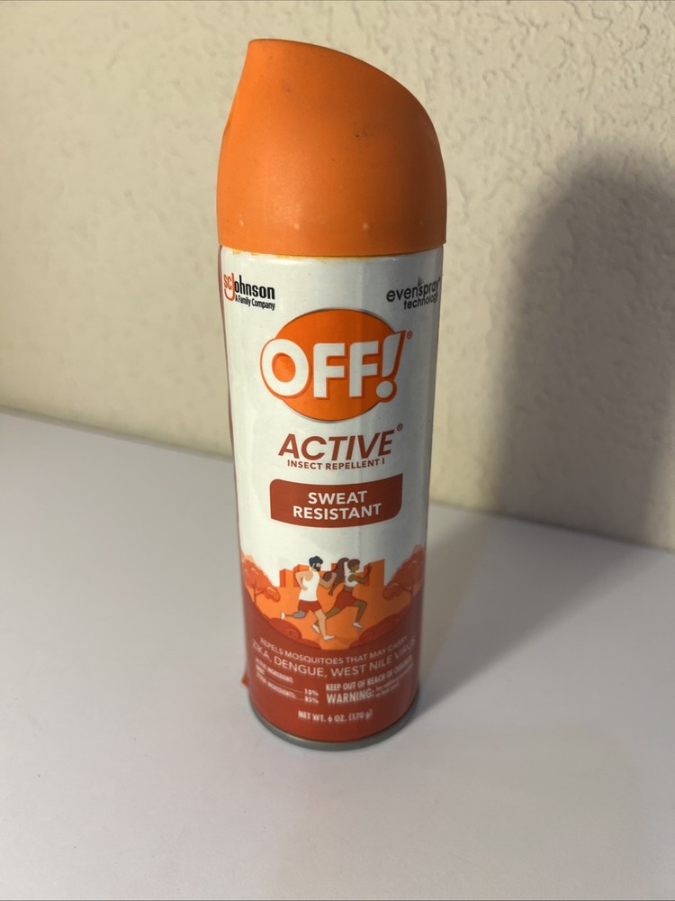OFF! Active Insect Repellent, Sweat Resistant, 6 Ounce/170g Can