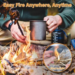 HGD Mini Natural Fire Starter Sticks, Water Resistant for BBQ & Campfires