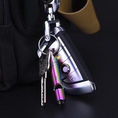 Whistle Emergency,Titanium Whistle Necklace Keychain Loud up to 120db,Emergen…