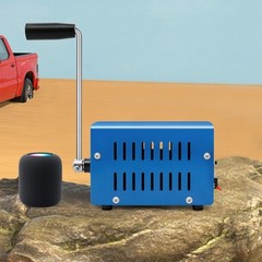 Emergency USB Manual Crank Generator Portable Hand Crank Dynamo Charger