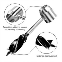 Auger Wrench Portable Outdoor Hand Drill Survival Gear Tool Jungle Camping Kits