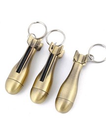 (6) Permanent Match Flint Matchstick Fire Starter, Keychain,Kerosene Refillable
