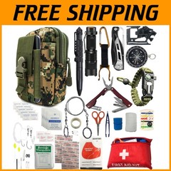 All-in-One Survival Kit for Camping & Hiking