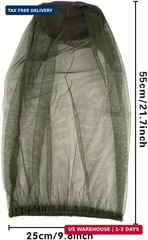 6 Pack Mesh Mosquito Head Net Face Neck Fly Netting Hood for Camping Hiking