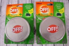 Lot of 2 Off Backyard Mosquito Coil Repels up to 4 Hours-3 Coils, 3 Trays Each