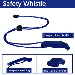 5 Pack 120db Emergency Whistle for Camping Hiking Hunting Boating Fishing