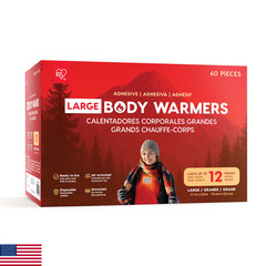 Iris Ohyama Iris Usa Hand Warmers Large – 60 Individual Warmers Adhesive Body