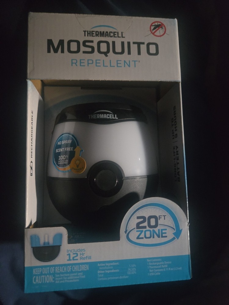 Thermacell E-ZoneGuard Glow Rechargeable Mosquito Repeller *EL55*