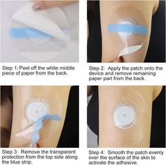 Hypoallergenic Waterproof Adhesive Patches for CGM – 15-Day Stay 60 Pieces